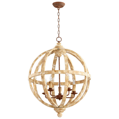 Landon Five Light Chandelier in Ashfield'S Plaster (208|06622)