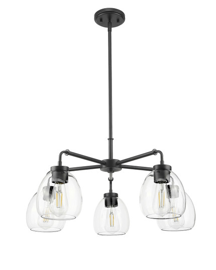 Dawes Five Light Chandelier in Matte Black (106|IN20063BK)