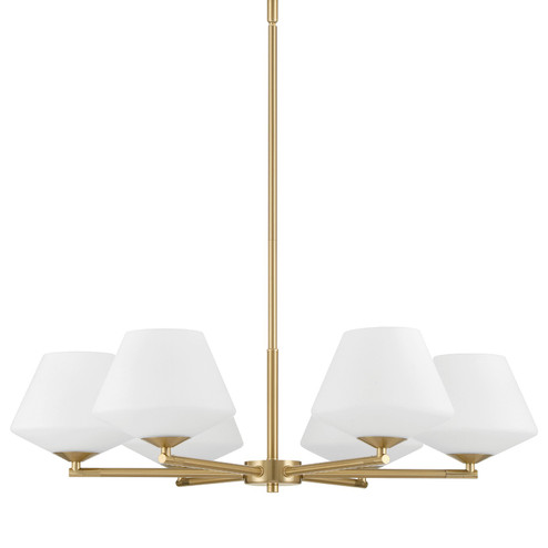 Celestial Valley Six Light Chandelier in Alturas Gold (47|48097)