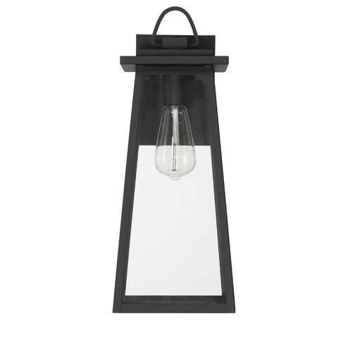 Ivory Dusk One Light Outdoor Wall Mount in Matte Black (47|46055) Ivory Dusk One Light Outdoor Wall Mount in Matte Black (47|46055)