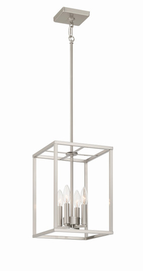 Signature Foyer Four Light Foyer Pendant in Brushed Polished Nickel (46|60634BNK)