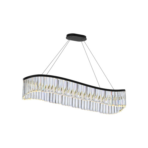 Jules LED Island Pendant in Black (78|AC12204BK)