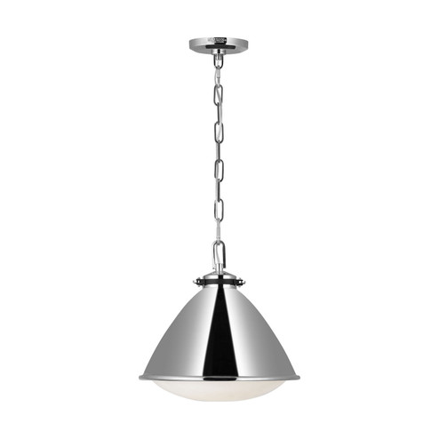 Hayward One Light Pendant in Polished Nickel (454|LP1111PN)
