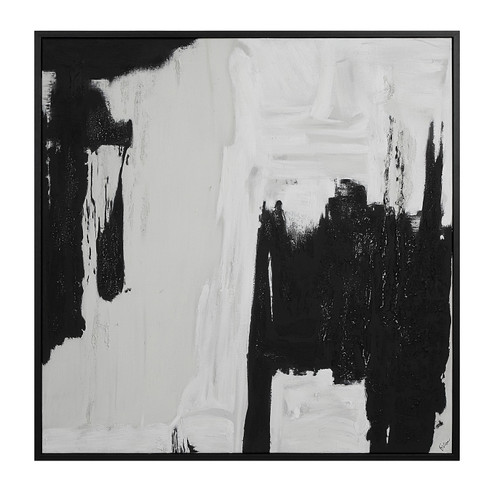 Nantes Canvas Art in Painted Matte Black (443|OL2185)