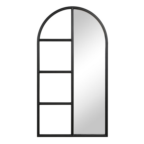 Trellis Mirror in Matte Black (443|MT2553)