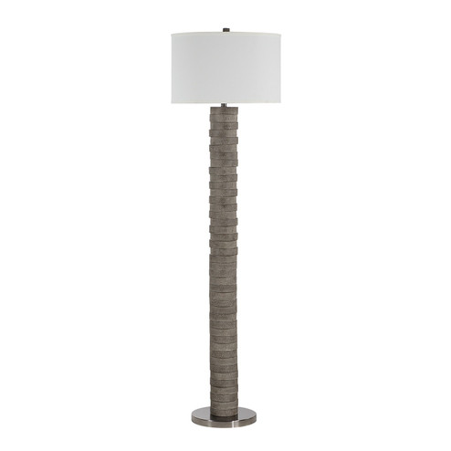 Moringa Floor Lamp in Warm Charcoal Grey (443|LPF3189EV)