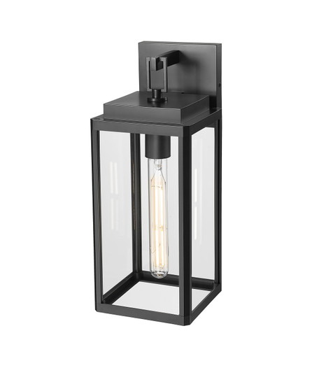 Alpharetta One Light Outdoor Wall Lantern in Powder Coated Black (59|902001PBK)