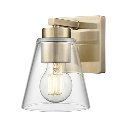Strayhan One Light Wall Sconce in Modern Gold (59|64001MG)