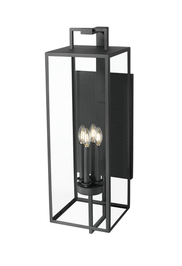 Lamont Four Light Outdoor Wall Sconce in Textured Black (59|280004TBK)