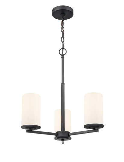 Verlana Three Light Chandelier in Matte Black (59|2713WGMB)