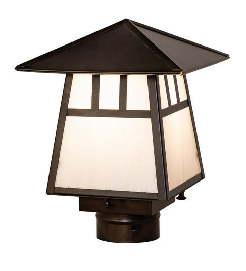 Stillwater One Light Post Mount in Craftsman Brown (57|92557)
