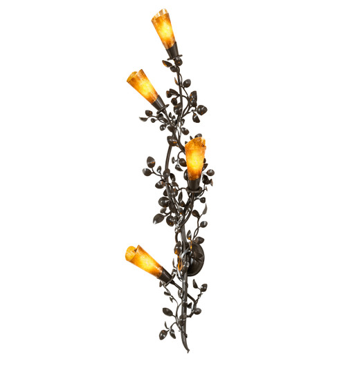 Vinca Vine Four Light Wall Sconce in Timeless Bronze (57|286211)