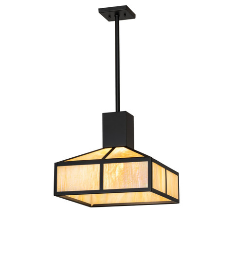 Mission One Light Pendant in Solar Black (57|284723)