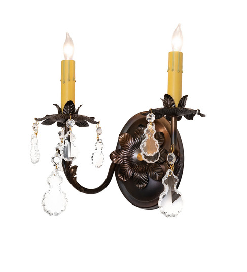 Chantilly Two Light Wall Sconce in Light Burnished Antique Copper (57|284123) Chantilly Two Light Wall Sconce in Light Burnished Antique Copper (57|284123)