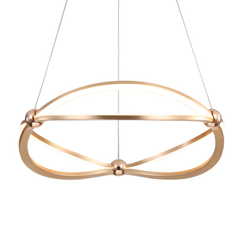 Spirale LED Chandelier in Anodized Gold (62|791619AGL)