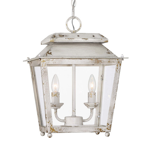 Abingdon Two Light Mini Pendant in Antique Ivory (62|0804M2LAI)