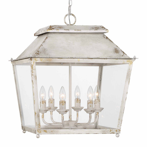 Abingdon Six Light Pendant in Antique Ivory (62|08046PAI)
