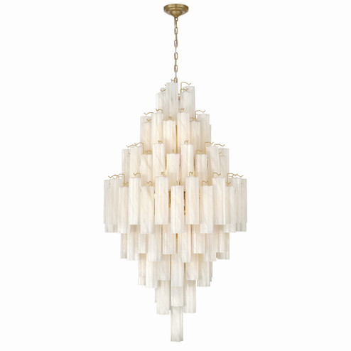 Sophia 29 Light Foyer Pendant in Brushed Brass (78|AC12104WH)