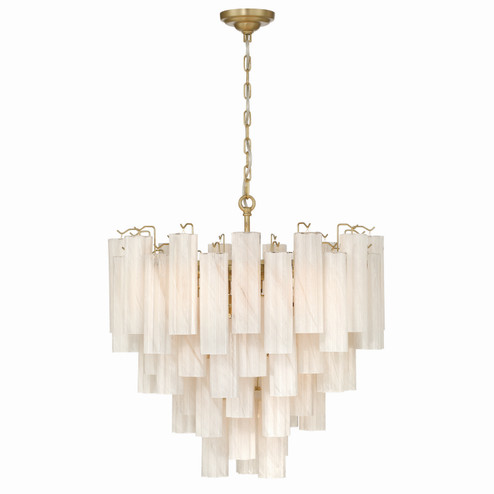 Sophia 16 Light Chandelier in Brushed Brass (78|AC12101WH)