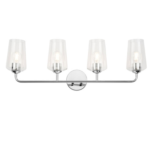Celino Four Light Bath & Vanity in Polished Chrome (54|P300542015)