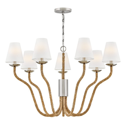 Harwich LED Chandelier in Polished Nickel (13|48445PNNAT)