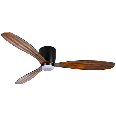 Ventiara 52''Ceiling Fan in Coal Black (15|F694LCLDK)