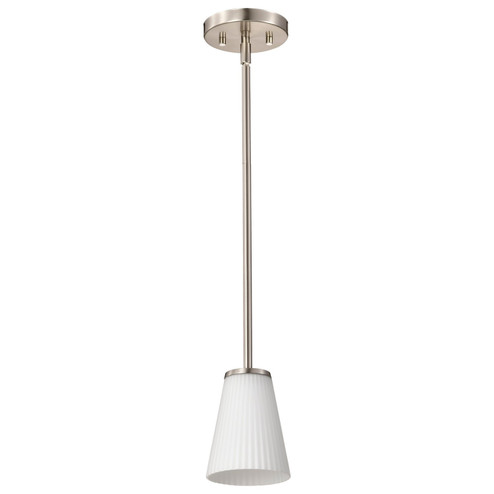 Royale One Light Mini Pendant in Brushed Nickel (72|608737)