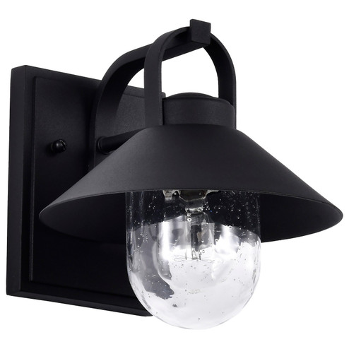Ridge One Light Outdoor Wall Lantern in Black (72|608540)