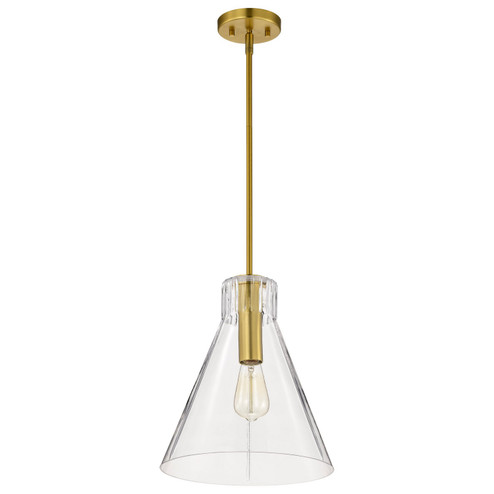 Gianna One Light Pendant in Vintage Brass (72|608348)