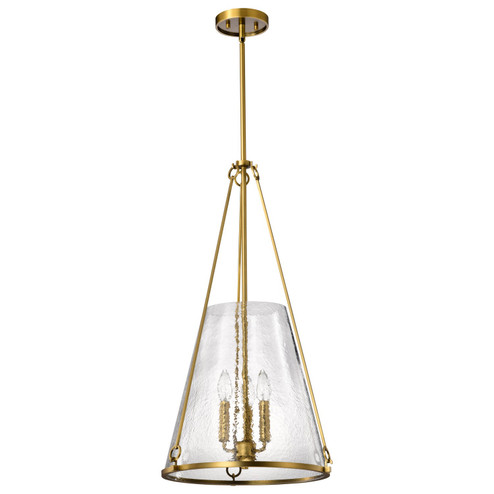 Valentine Three Light Pendant in Vintage Brass (72|608267)