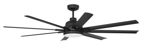 Rush 65'' Ceiling Fan, Wet Rated no Wifi 65'' Ceiling Fan in Flat Black (46|RSH65FB8NWF)