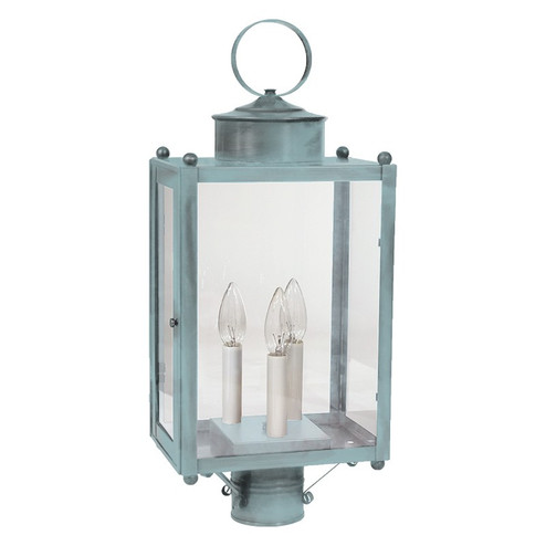Marlene Three Light Post Mount in Verdi Gris (196|NL8053VGLT3CLR)