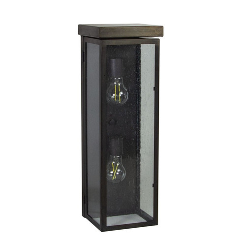 Boca Two Light Wall Sconce in Dark Brass (196|89531DBMED2CSG)