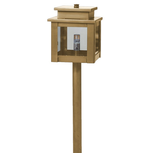 Hawthorne One Light Path in Antique Brass (196|8909ABG4CLR)