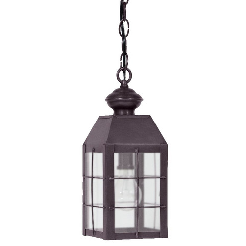 Woodcliffe Family One Light Hanging Lantern in Dark Brass (196|8312DBMEDFST)