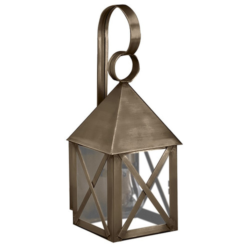 York Family One Light Wall Sconce in Dark Antique Brass (196|7011DABMEDFST)
