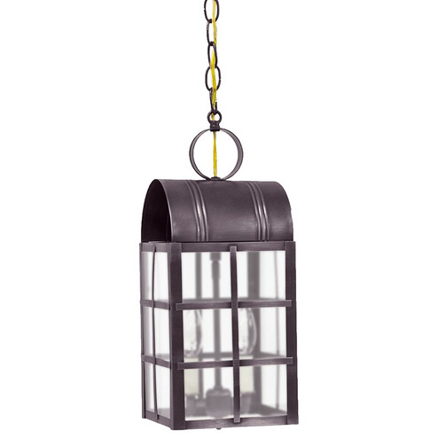Adams Family Two Light Hanging Lantern in Dark Brass (196|6142DBLT2FST)