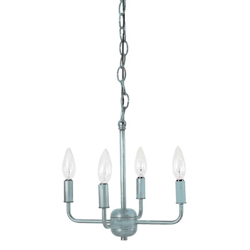 Lexington Four Light Chandelier in Verdi Gris (196|17432VGLT4)