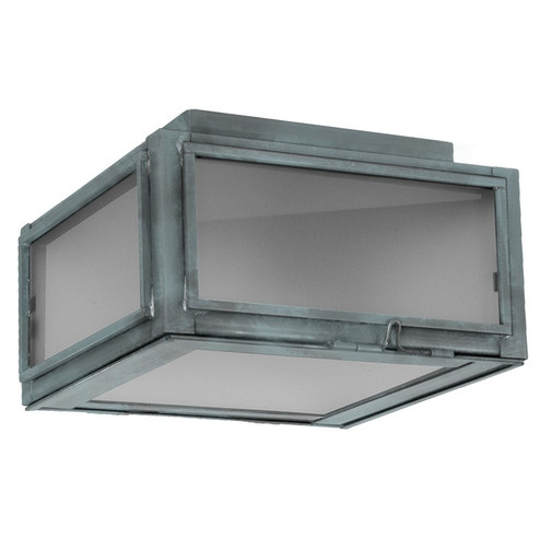 Lexington One Light Flush Mount in Verdi Gris (196|17234VGMEDFST)