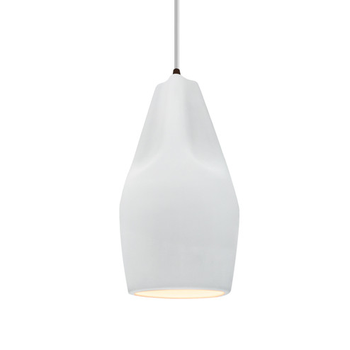 Radiance Collection One Light Pendant in Dark Bronze (102|CER6597WHTDBRZWTCD)