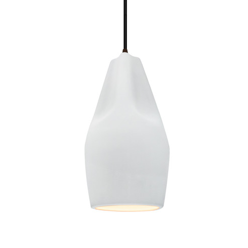 Radiance Collection LED Pendant in Matte Black (102|CER6597HMIRMBLKRIGIDLED1700)