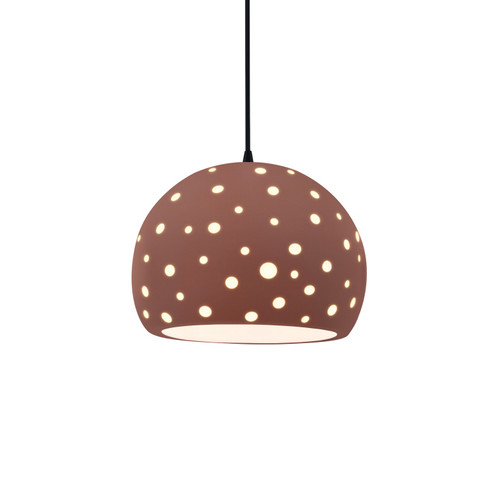 Radiance Collection One Light Pendant in Matte Black (102|CER6583CLAYMBLKBKCD)