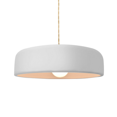 Radiance Collection LED Pendant in Brushed Brass (102|CER6573VANBRSSBEIGTWSTLED1700)