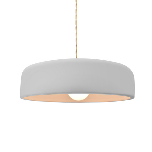 Radiance Collection One Light Pendant in Brushed Nickel (102|CER6573BISNCKLBEIGTWST)