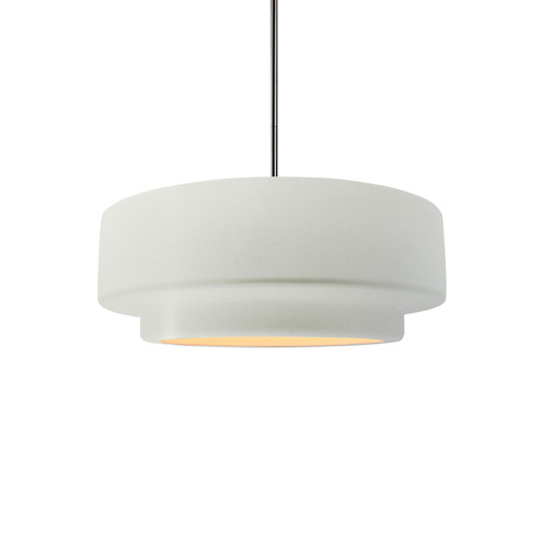 Radiance Collection One Light Pendant in Brushed Nickel (102|CER6540MATNCKLRIGID)