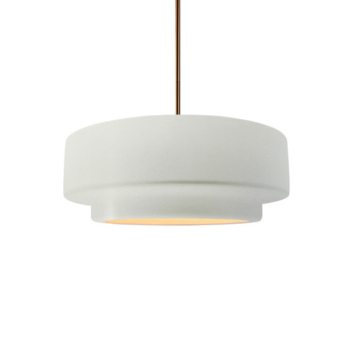 Radiance Collection One Light Pendant in Brushed Brass (102|CER6540MATBRSSRIGID)