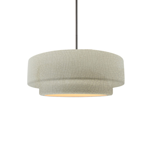 Radiance Collection One Light Pendant in Brushed Nickel (102|CER6540CKCNCKLRIGID)