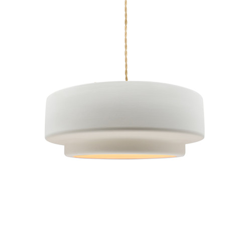 Radiance Collection One Light Pendant in Brushed Brass (102|CER6540BISBRSSBEIGTWST)