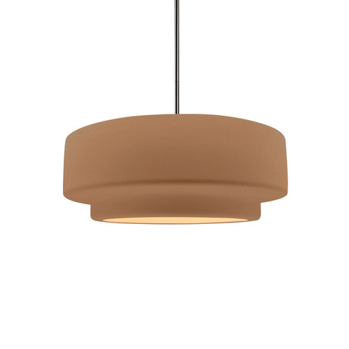 Radiance Collection One Light Pendant in Brushed Nickel (102|CER6540ADOBNCKLRIGID)