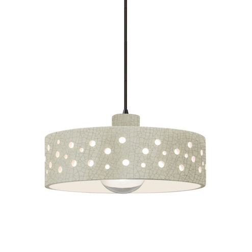 Radiance Collection One Light Pendant in Matte Black (102|CER6467CRKMBLKBKCD)